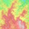 Topografische kaart 63890, hoogte, reliëf