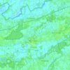 Topografische kaart 9180, hoogte, reliëf