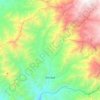 Topografische kaart Simbal, hoogte, reliëf