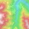 Topografische kaart Rasura, hoogte, reliëf