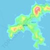 Topografische kaart 枸杞岛, hoogte, reliëf