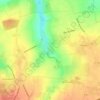 Topografische kaart Tessel, hoogte, reliëf