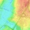 Topografische kaart 94260, hoogte, reliëf