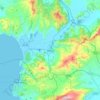 Topografische kaart Selçuk, hoogte, reliëf