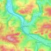 Topografische kaart Neheim, hoogte, reliëf