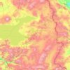 Topografische kaart Van, hoogte, reliëf