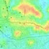 Topografische kaart Thana, hoogte, reliëf