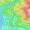 Topografische kaart Dumenza, hoogte, reliëf
