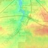 Topografische kaart Wanlo, hoogte, reliëf