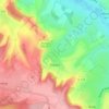 Topografische kaart Fresles, hoogte, reliëf