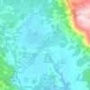 Topografische kaart Vinalić, hoogte, reliëf