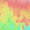 Topografische kaart Östra Göinge kommun, hoogte, reliëf