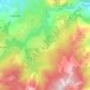 Topografische kaart Rutali, hoogte, reliëf