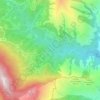 Topografische kaart Ortale, hoogte, reliëf