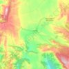 Topografische kaart Cedrillas, hoogte, reliëf