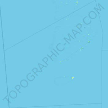 Topografische kaart Baa, hoogte, reliëf