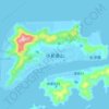 Topografische kaart 小长涂山, hoogte, reliëf
