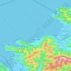 Topografische kaart Izola / Isola, hoogte, reliëf