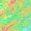 Topografische kaart Chun’an, hoogte, reliëf