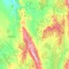 Topografische kaart Sotorribas, hoogte, reliëf