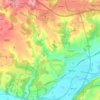 Topografische kaart Great Marlow, hoogte, reliëf