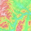 Topografische kaart Ocoliș, hoogte, reliëf