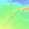 Topografische kaart Délégation Hazoua, hoogte, reliëf