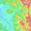 Topografische kaart Nýdek, hoogte, reliëf