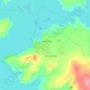 Topografische kaart Энергетикский поссовет, hoogte, reliëf