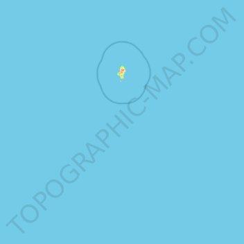Topografische kaart Wallis and Futuna, hoogte, reliëf