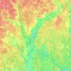 Topografische kaart Филипповское сельское поселение, hoogte, reliëf