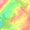 Topografische kaart Sobreira, hoogte, reliëf