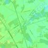 Topografische kaart Dagsboro, hoogte, reliëf