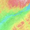 Topografische kaart Fleuve Saint-Laurent, Estuaire fluvial, hoogte, reliëf