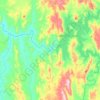Topografische kaart Wyangala, hoogte, reliëf