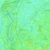 Topografische kaart Olst, hoogte, reliëf