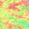 Topografische kaart 86653, hoogte, reliëf