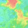 Topografische kaart Особо охраняемая природная территория «озеро Вероярви», hoogte, reliëf
