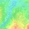 Topografische kaart Herten, hoogte, reliëf