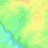 Topografische kaart Daubeuf-la-Campagne, hoogte, reliëf