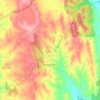 Topografische kaart Rada de Haro, hoogte, reliëf