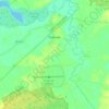 Topografische kaart Kirkbride, hoogte, reliëf