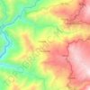 Topografische kaart Bolognesi, hoogte, reliëf