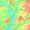 Topografische kaart Sablons sur Huisne, hoogte, reliëf