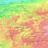 Topografische kaart Lenne, hoogte, reliëf