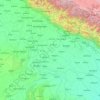 Topografische kaart Yamuna, hoogte, reliëf