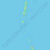 Topografische kaart Andaman and Nicobar Islands, hoogte, reliëf
