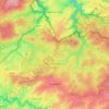 Topografische kaart Elsenborn, hoogte, reliëf
