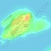 Topografische kaart Carleton Island, hoogte, reliëf