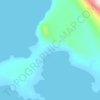 Topografische kaart Dundas Harbour, hoogte, reliëf
